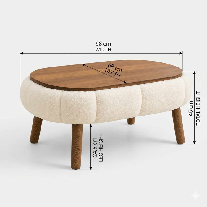 Atelier Del Sofa Papatya - Blanco